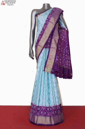 Handloom Ikat Patola Silk Saree